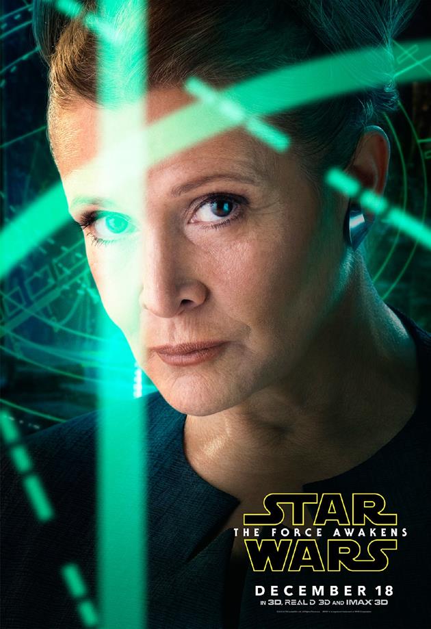 Affiche personnage Leia