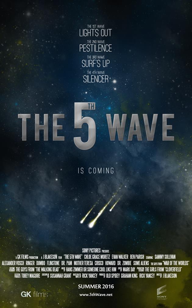 Affiche teaser américaine - The 5th Wave is coming