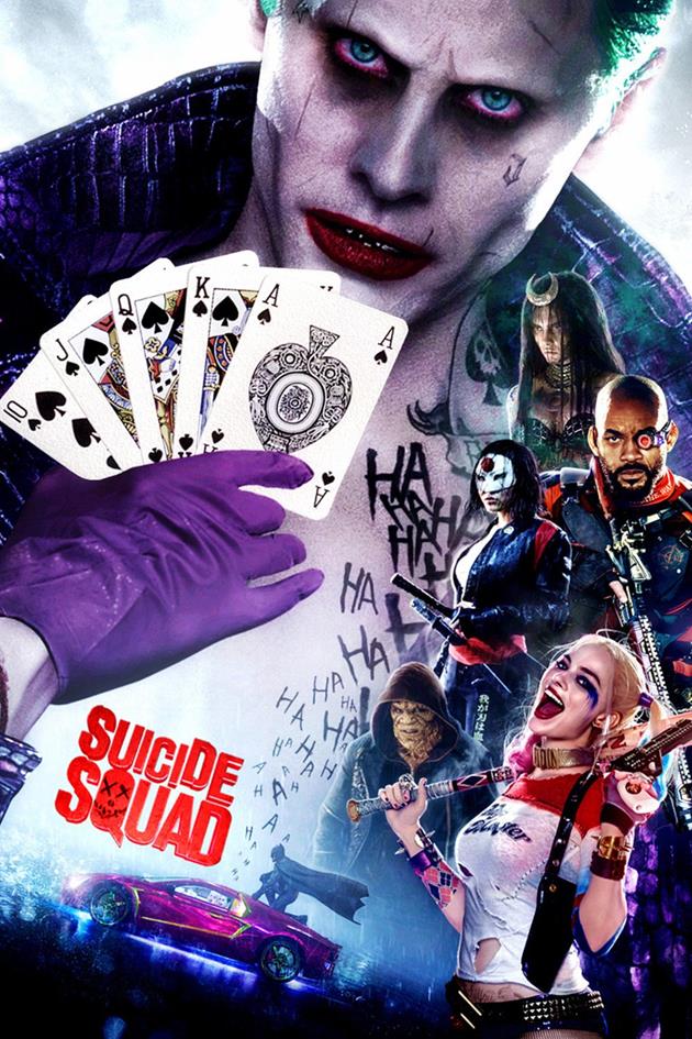 Affiche personnages Suicide Squad