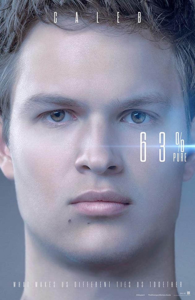 Poster Allegiant - Caleb 63% pure