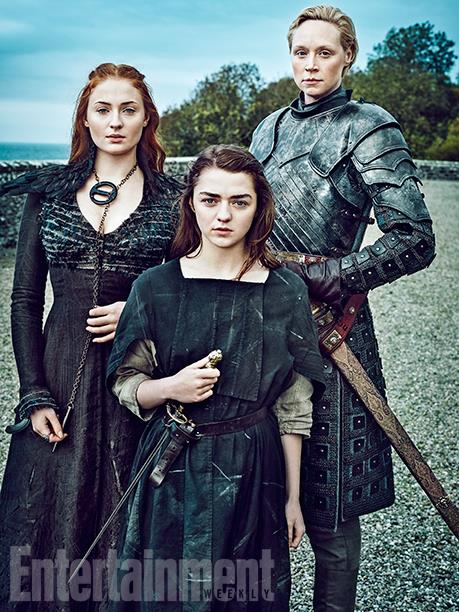 Dame of Thrones - Sensa, Arya et Brienne