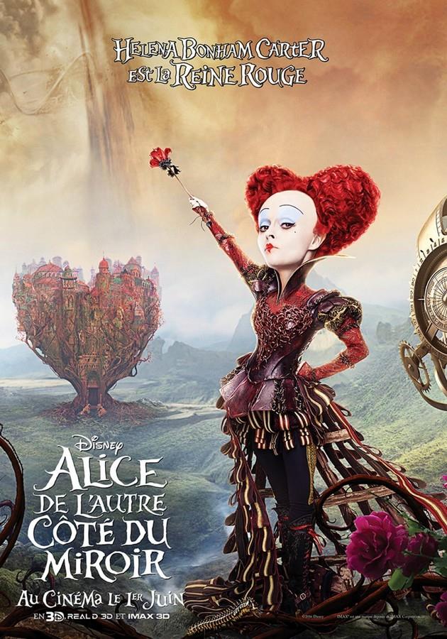 2ème Affiche Helena Bonham Carter est La Reine Rouge