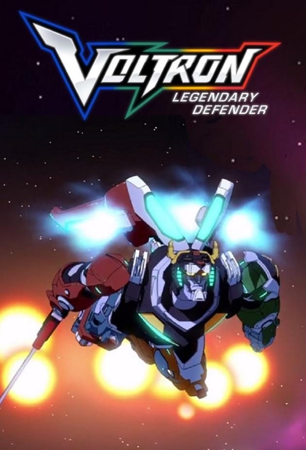 Affiche Voltron en plein vol