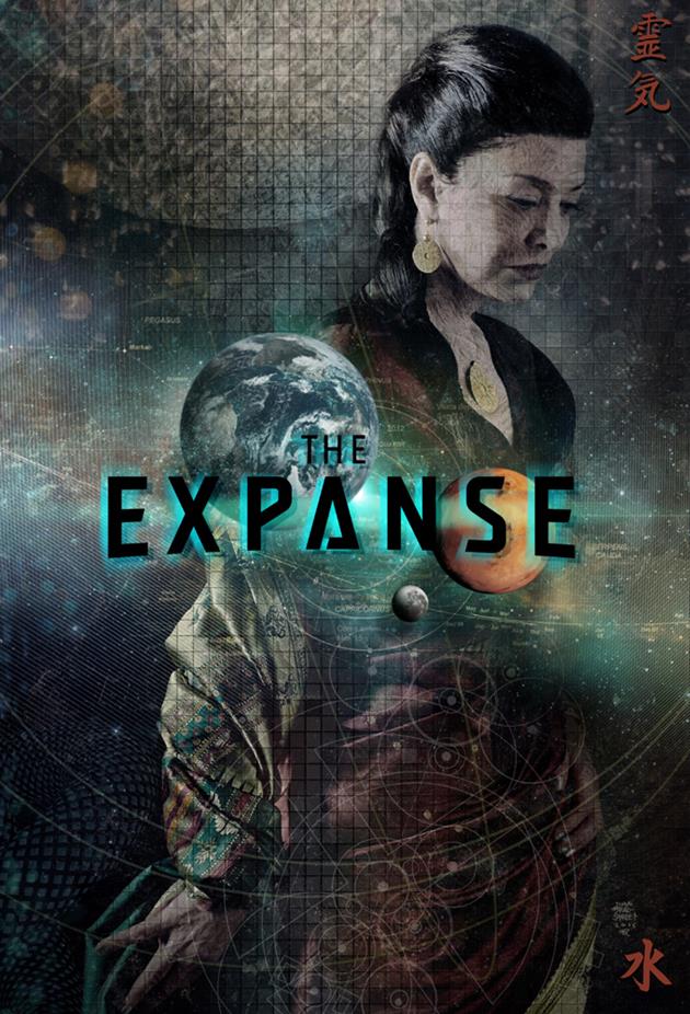 Affiche japonaise fan-art The Expanse