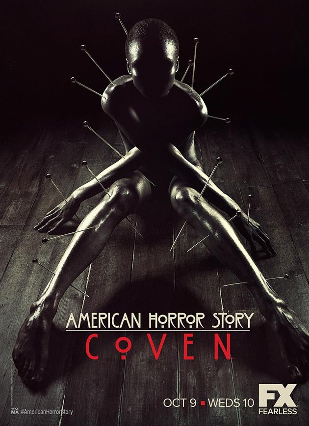 Affiche American Horror Story saison 3 Coven - Clouée au sol