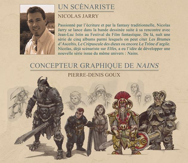 Dossier de presse : le scénariste et son concepteur graphique