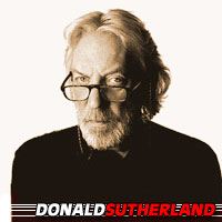 Donald Sutherland  Acteur, Doubleur (voix)